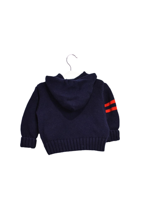 A Navy Knit Sweaters from Ralph Lauren in size 0-3M for boy. (Back View)