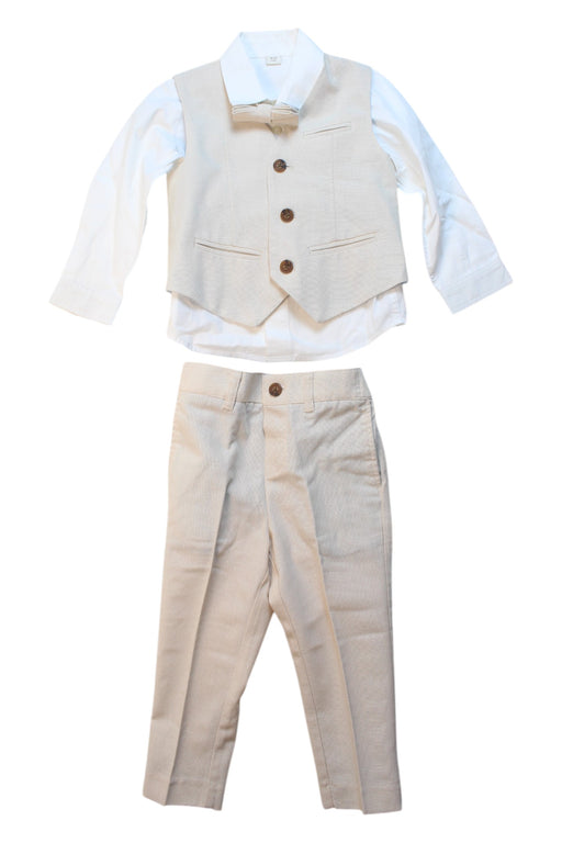 A Beige Suit Vests from Monsoon in size 18-24M for boy. (Front View)