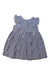 A Navy Short Sleeve Dresses from Jacadi in size 12-18M for girl. (Front View)