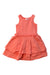 A Orange Sleeveless Dresses from Seed in size 2T for girl. (Front View)