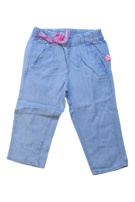 A Blue Casual Pants from Billieblush in size 12-18M for girl. (Front View)