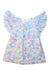 A Multicolour Sleeveless Dresses from Seed in size 4T for girl. (Front View)