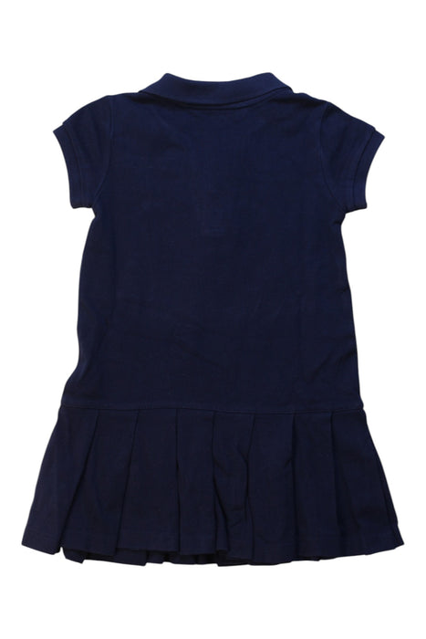 A Navy Short Sleeve Dresses from Ralph Lauren in size 18-24M for girl. (Back View)