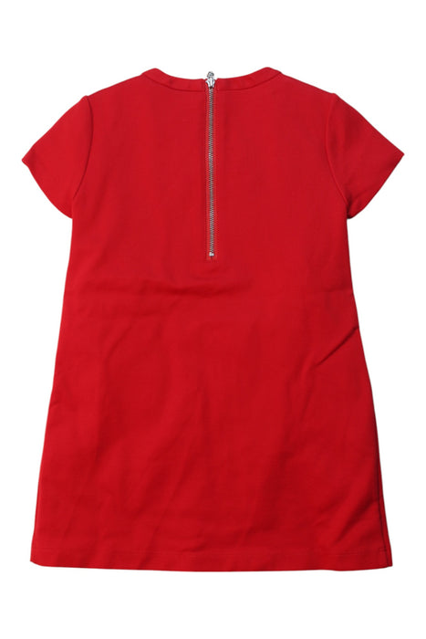 A Red Short Sleeve Dresses from Ferrari in size 2T for girl. (Back View)