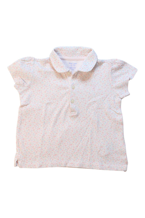 A White Short Sleeve Polos from Ralph Lauren in size 18-24M for girl. (Front View)