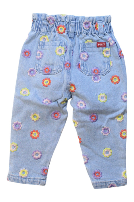 A Multicolour Jeans from Seed in size 6-12M for girl. (Back View)