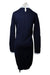 A Navy Sweater Dresses from Seraphine in size S for maternity. (Back View)