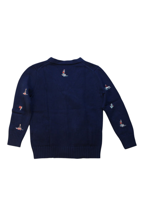 A Navy Cardigans from Polo Ralph Lauren in size 6T for boy. (Back View)