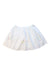 A White Mid Skirts from Jacadi in size 3T for girl. (Front View)