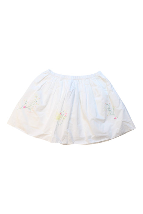 A White Mid Skirts from Jacadi in size 3T for girl. (Back View)