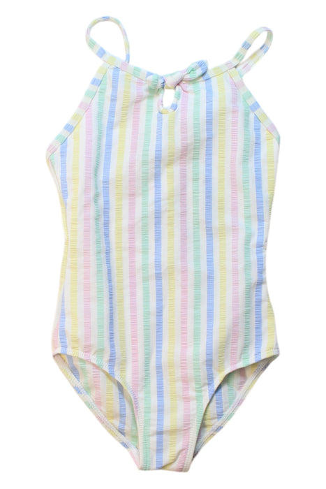 A Multicolour Swimsuits from Seed in size 4T for girl. (Front View)