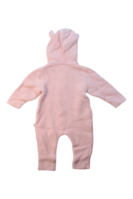 A Pink Long Sleeve Rompers from Stella McCartney in size 6-12M for girl. (Back View)