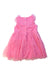 A Pink Sleeveless Dresses from Seed in size 18-24M for girl. (Back View)