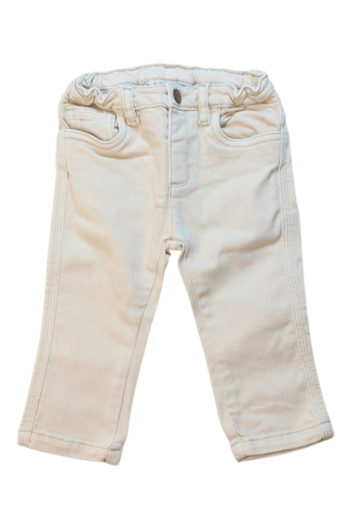 A Beige Jeans from Bonpoint in size 6-12M for girl. (Front View)