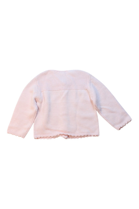 A Pink Cardigans from Jacadi in size 6-12M for girl. (Back View)