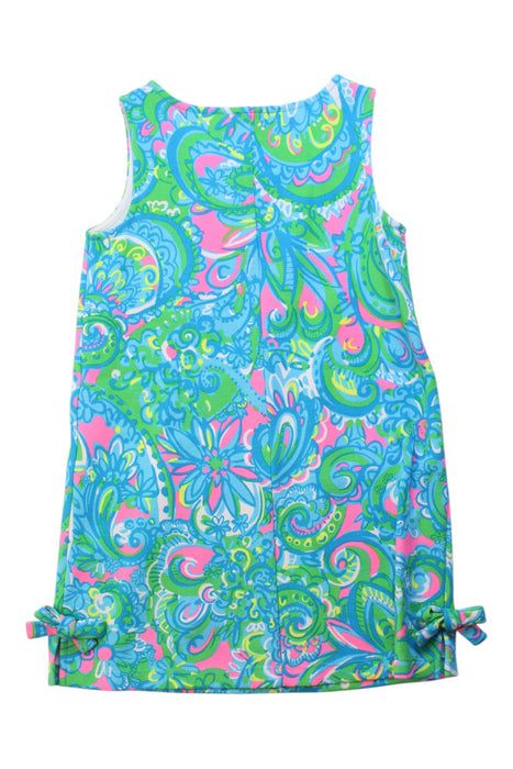 A Multicolour Sleeveless Dresses from Lilly Pulitzer in size 5T for girl. (Back View)