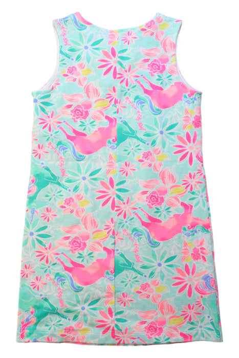 A Multicolour Sleeveless Dresses from Lilly Pulitzer in size 8Y for girl. (Back View)