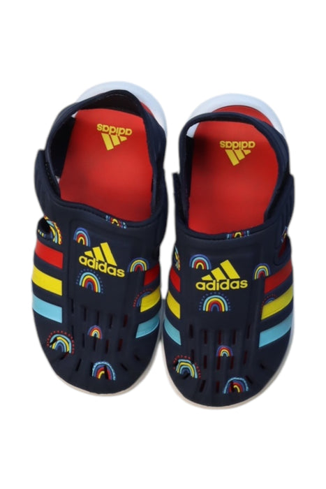 A Multicolour Sandals from Adidas in size 7Y for boy. (Back View)