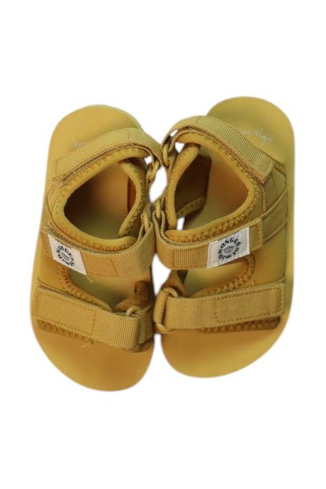 A Yellow Sandals from Konges Sløjd in size 5T for boy. (Back View)