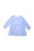 A Blue Long Sleeve Dresses from Jacadi in size 4T for girl. (Back View)