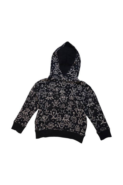 A Black Hooded Sweatshirts from Bonpoint in size 6T for neutral. (Front View)