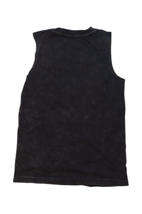 A Black Sleeveless T Shirts from Air Jordan in size 4T for boy. (Back View)