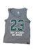 A Grey Sleeveless T Shirts from Air Jordan in size 5T for boy. (Front View)