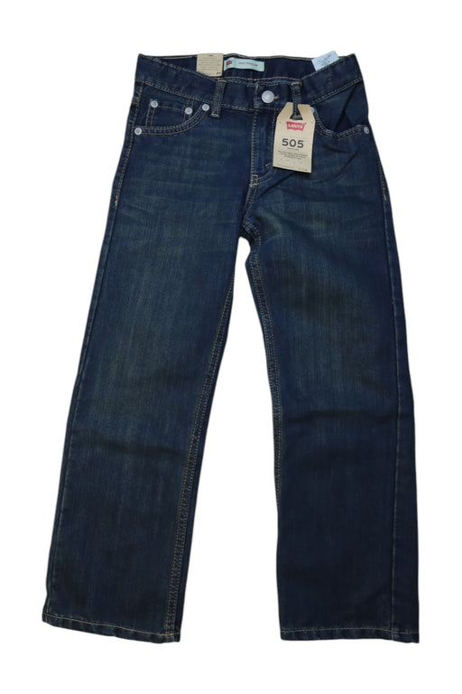 A Blue Jeans from Levi's in size 7Y for boy. (Front View)