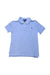 A Blue Short Sleeve Polos from Polo Ralph Lauren in size 6T for girl. (Front View)