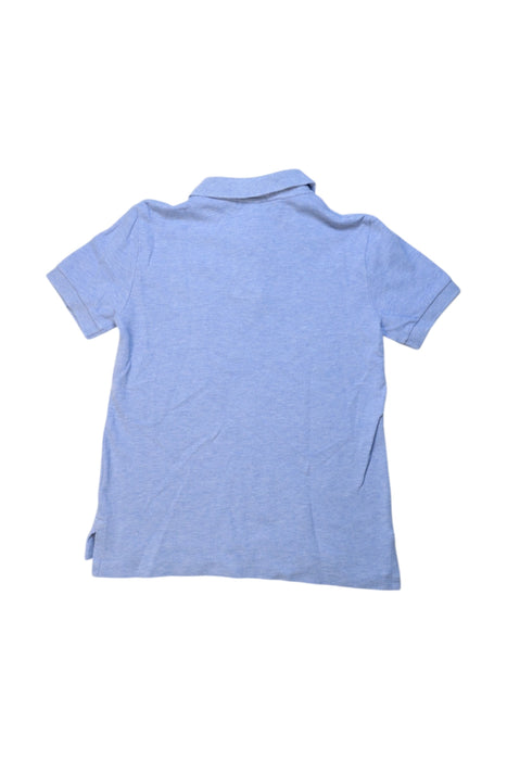 A Blue Short Sleeve Polos from Polo Ralph Lauren in size 6T for girl. (Back View)