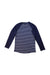 A Navy Rash Guards from Polarn O. Pyret in size 8Y for girl. (Back View)