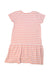 A Pink Short Sleeve Dresses from Polarn O. Pyret in size 6T for girl. (Back View)