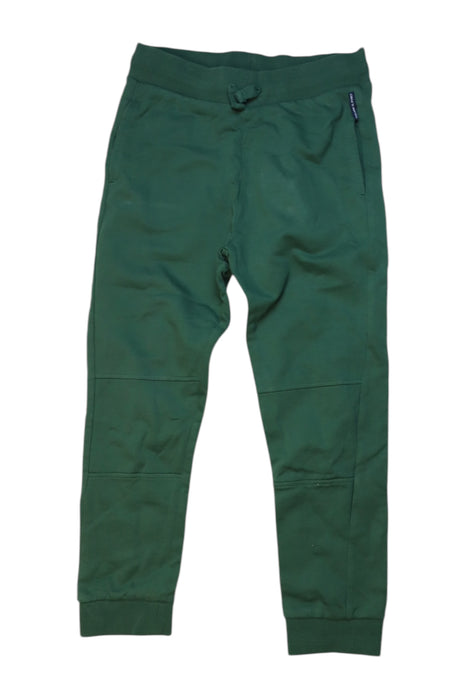 A Green Sweatpants from Polarn O. Pyret in size 8Y for boy. (Front View)