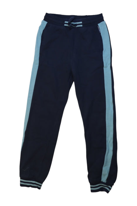 A Navy Sweatpants from Polarn O. Pyret in size 8Y for boy. (Front View)