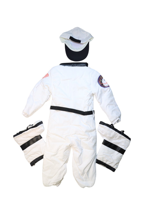 A White Halloween Costumes from Retykle in size 8Y for boy. (Back View)