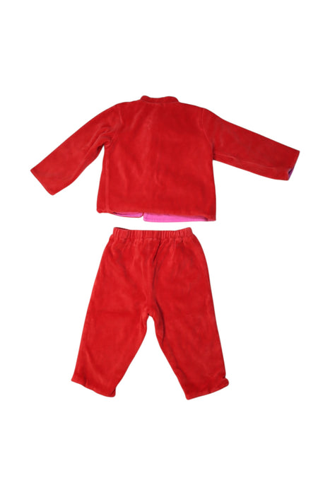 A Red Pants Sets from Shanghai Tang in size 6-12M for girl. (Back View)