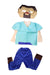 A Multicolour Halloween Costumes from Retykle in size 5T for boy. (Front View)