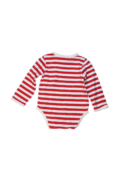 A Red Long Sleeve Bodysuits from Marimekko in size 6-12M for neutral. (Back View)