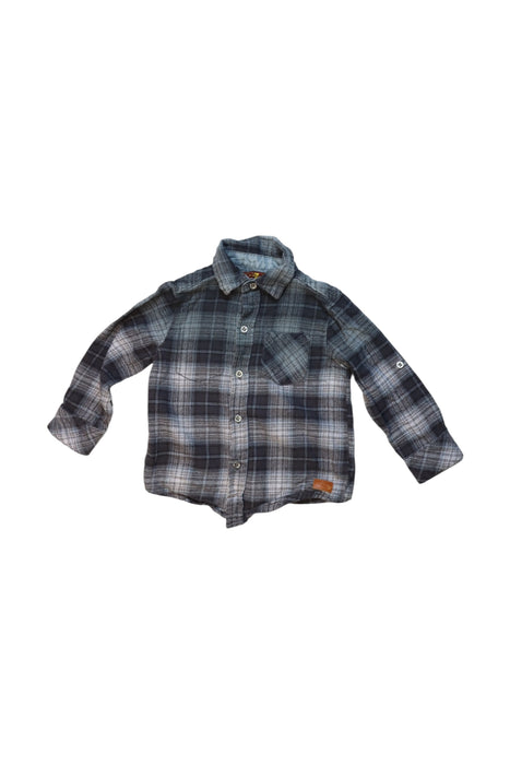 A Blue Long Sleeve Shirts from 7 For All Mankind in size 2T for boy. (Front View)