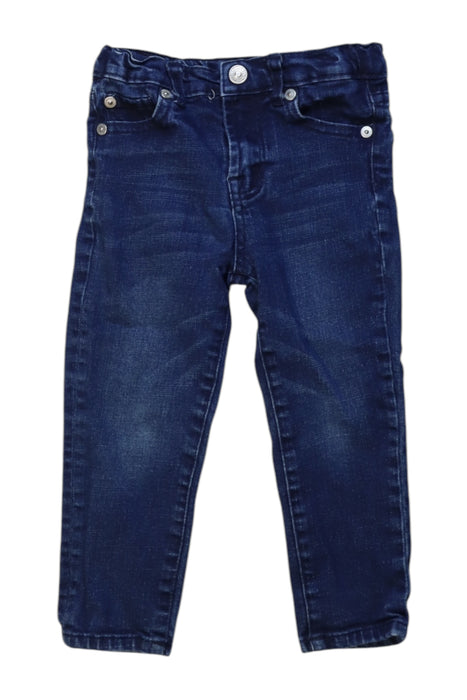 A Navy Jeans from 7 For All Mankind in size 2T for boy. (Front View)