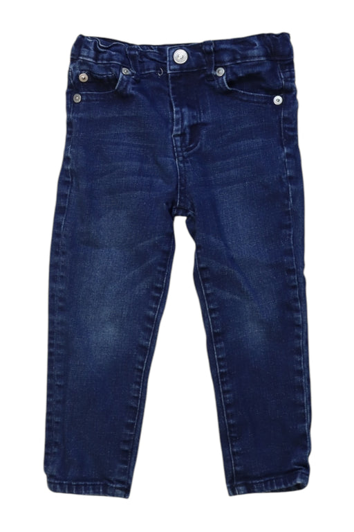 A Navy Jeans from 7 For All Mankind in size 2T for boy. (Front View)