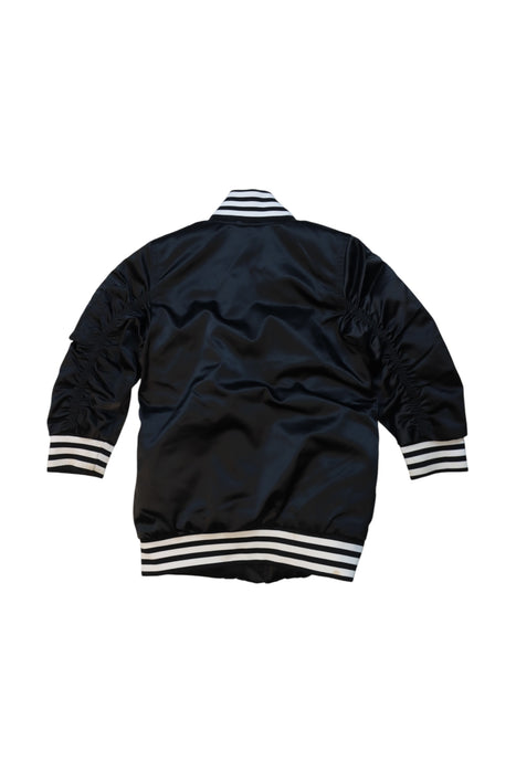 A Black Lightweight Jackets from Adidas in size 4T for boy. (Back View)