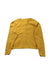 A Yellow Cardigans from Petit Bateau in size 6T for girl. (Back View)