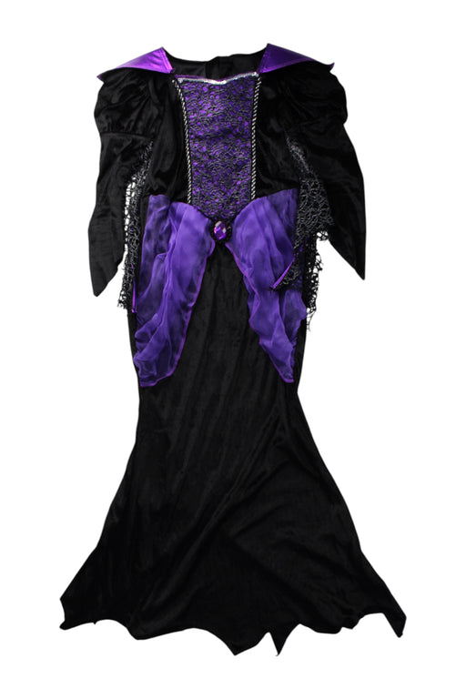 A Black-Purple Halloween Costumes from Retykle in size 7Y for girl. (Front View)