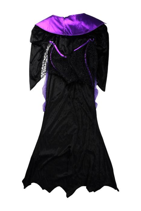 A Black-Purple Halloween Costumes from Retykle in size 7Y for girl. (Back View)