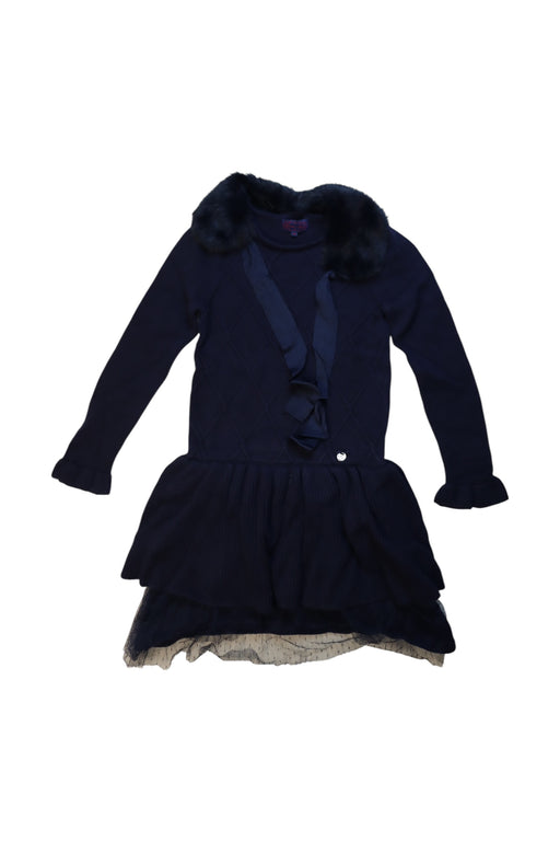 A Navy Sweater Dresses from Nicholas & Bears in size 10Y for girl. (Front View)