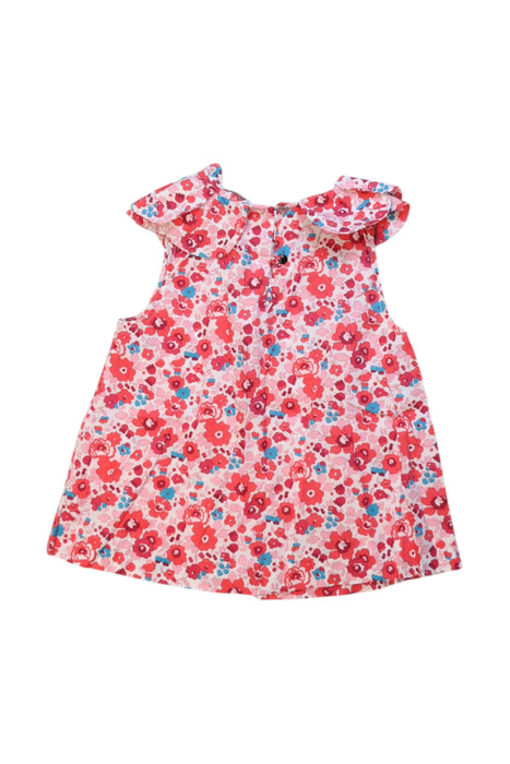 A Multicolour Sleeveless Dresses from Jacadi in size 6T for girl. (Back View)