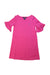 A Pink Short Sleeve Dresses from Polo Ralph Lauren in size 6T for girl. (Front View)