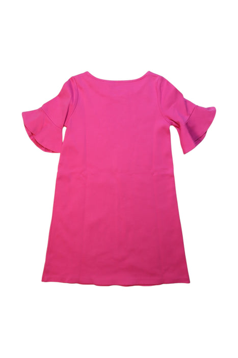 A Pink Short Sleeve Dresses from Polo Ralph Lauren in size 6T for girl. (Back View)