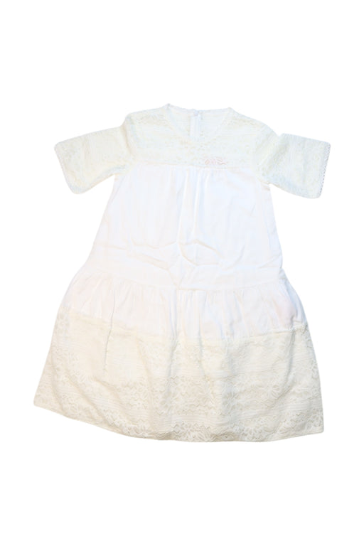 A White Long Sleeve Dresses from Nicholas & Bears in size 6T for girl. (Front View)